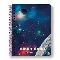 Bíblia Anote - NVT - slim - capa espiral - Universo
